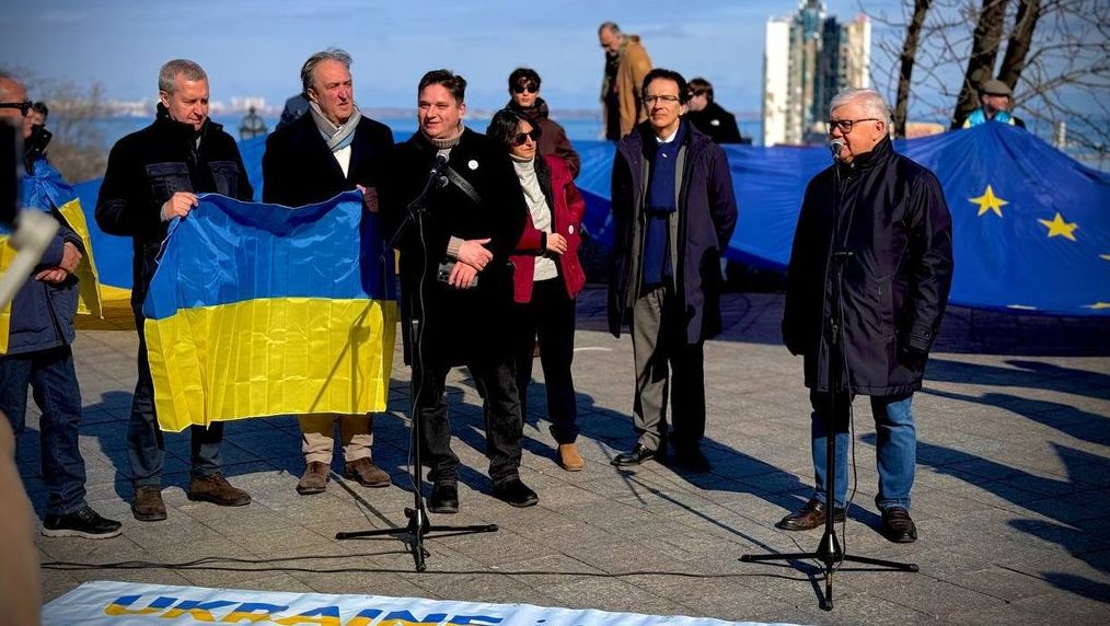 Детальніше про статтю Італійська делегація відвідала Одесу, щоб підтримати місто