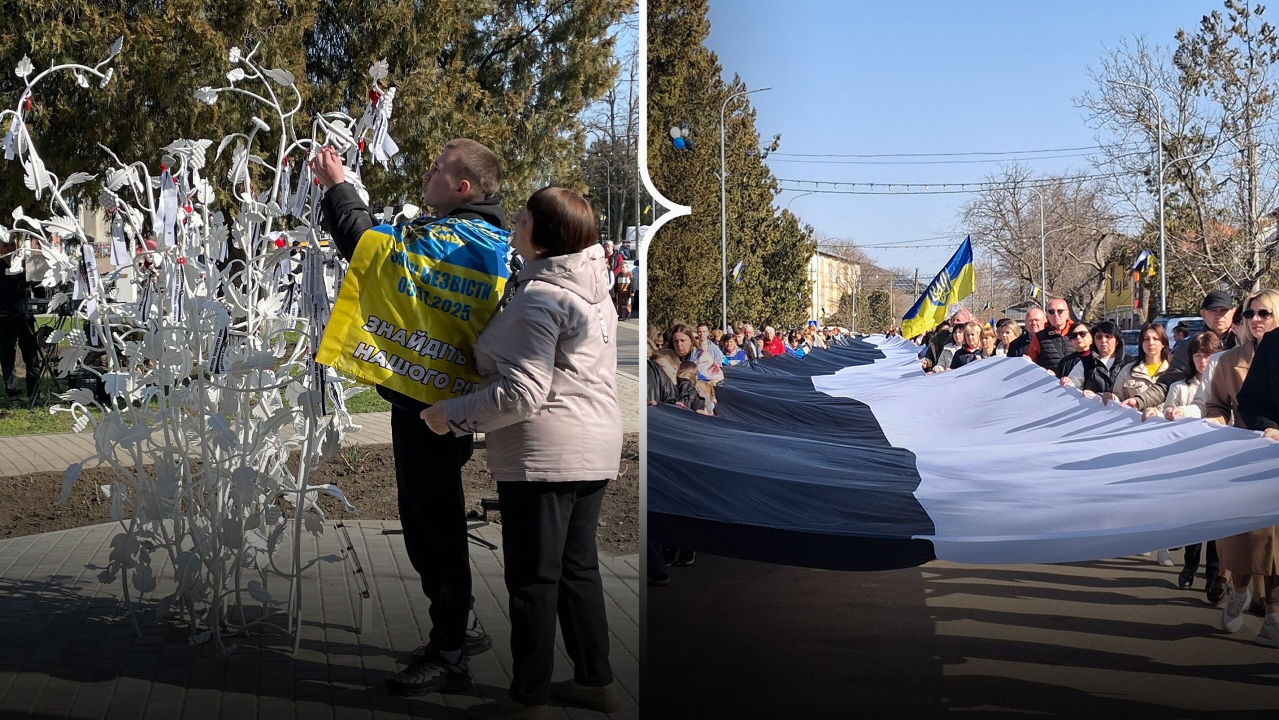 Ви зараз переглядаєте У Березівці відкрили пам’ятник на підтримку військових