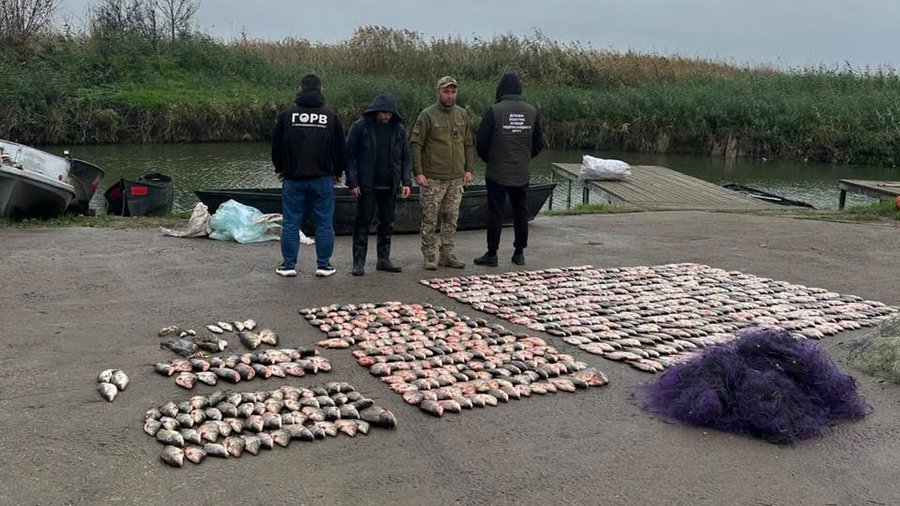 Ви зараз переглядаєте На озері Кугурлуй в Ізмаїльському районі викрили незаконний вилов риби: збитки перевищили 1,39 млн грн